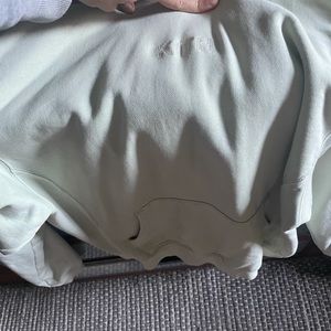 KITH WORN ONCE LIGHT GREEN HOODIE